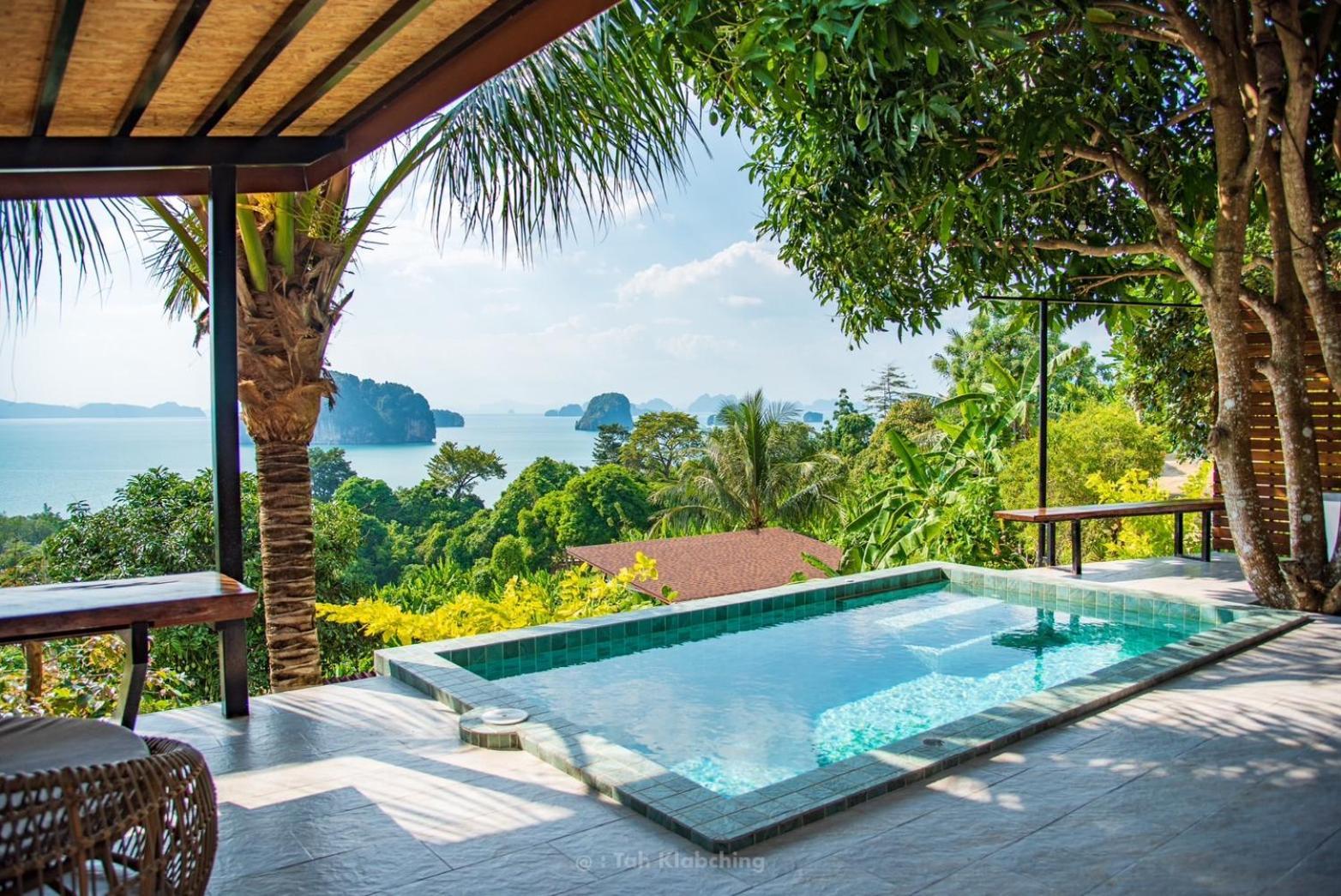 เขาทองพูลวิลล่ากระบี่ Khaotong Pool Villa Krabi Ban Nai Sa Bagian luar foto