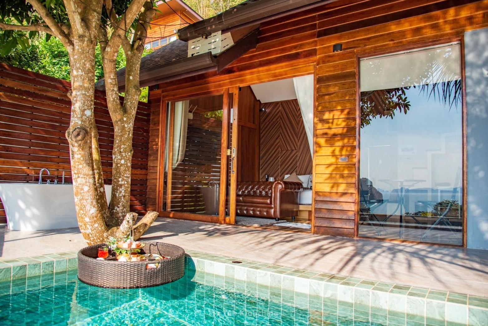 เขาทองพูลวิลล่ากระบี่ Khaotong Pool Villa Krabi Ban Nai Sa Bagian luar foto