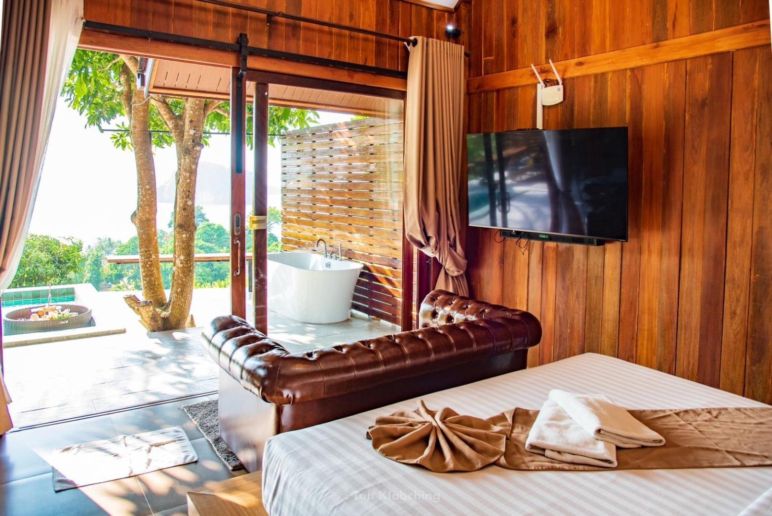 เขาทองพูลวิลล่ากระบี่ Khaotong Pool Villa Krabi Ban Nai Sa Bagian luar foto