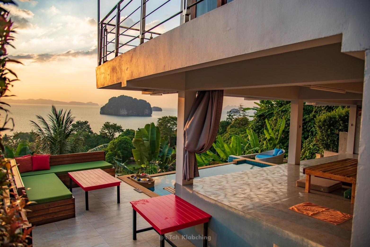 เขาทองพูลวิลล่ากระบี่ Khaotong Pool Villa Krabi Ban Nai Sa Bagian luar foto