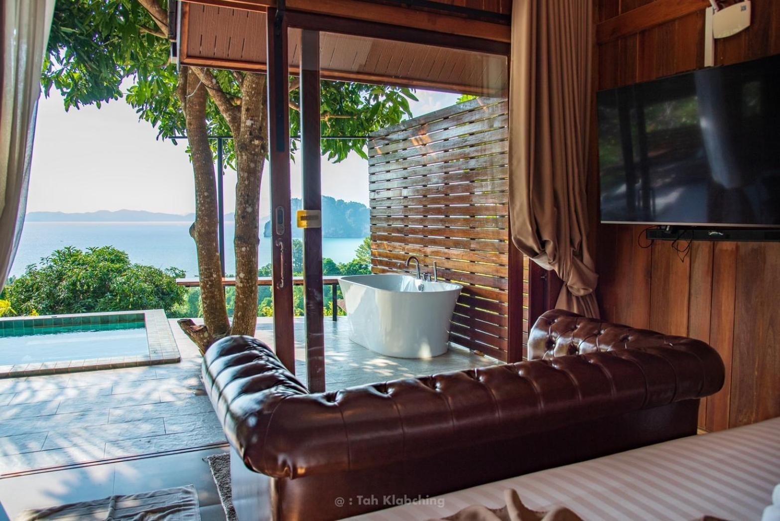 เขาทองพูลวิลล่ากระบี่ Khaotong Pool Villa Krabi Ban Nai Sa Bagian luar foto