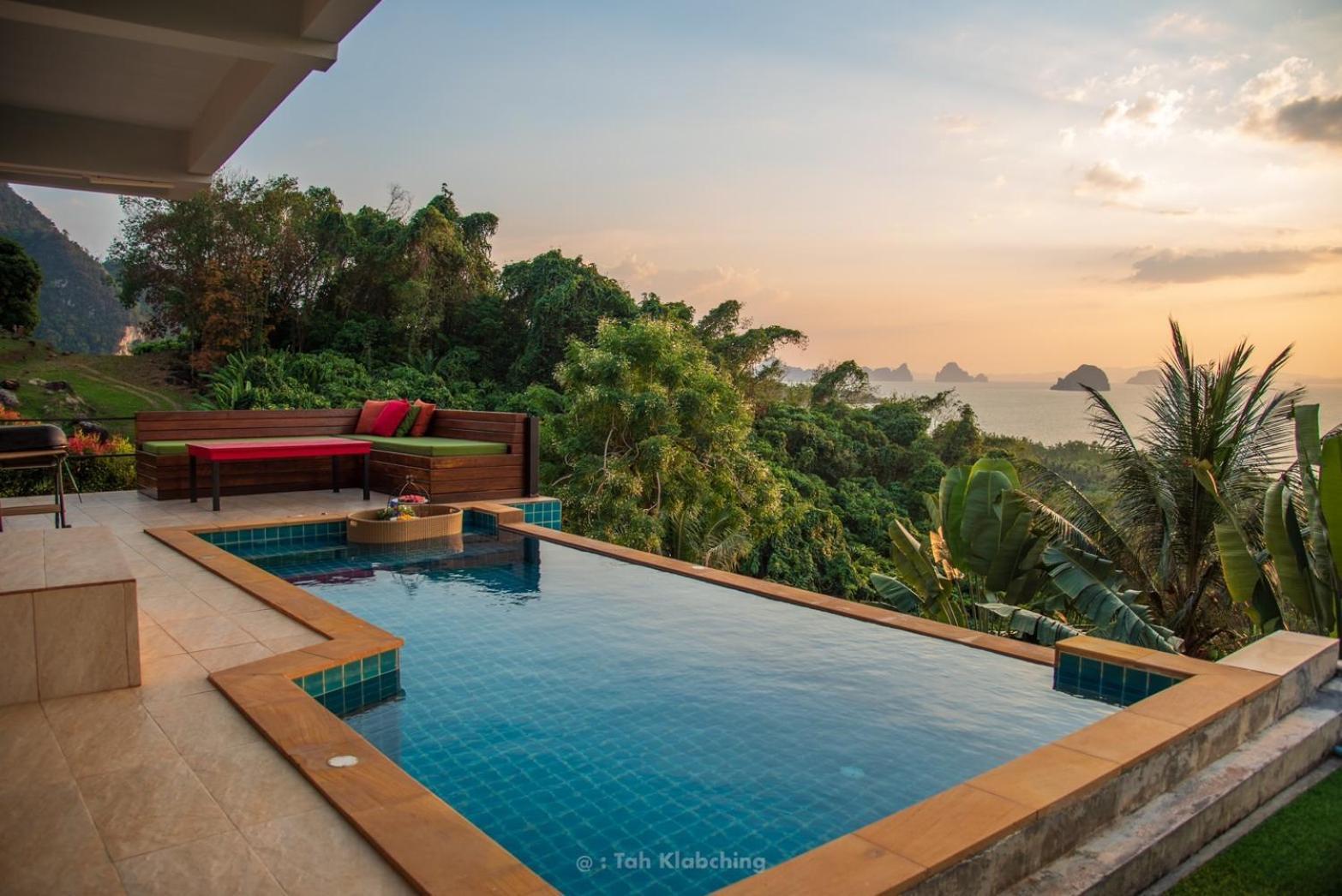 เขาทองพูลวิลล่ากระบี่ Khaotong Pool Villa Krabi Ban Nai Sa Bagian luar foto